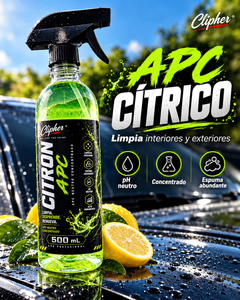 CLIPHER CITRON APC neutro concentrado para limpieza interior y exterior