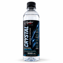 CLIPHER CRYSTAL limpiador de cristales 500 ml sobre fondo blanco