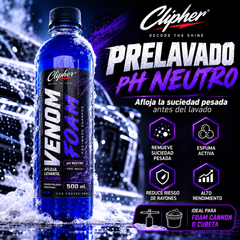 CLIPHER VENOM FOAM prelavado pH neutro para aflojar suciedad pesada