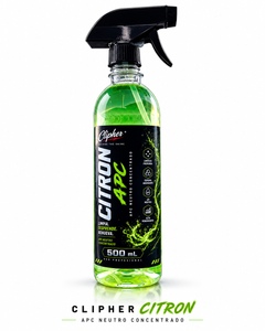CLIPHER CITRON APC neutro concentrado 500 ml sobre fondo blanco